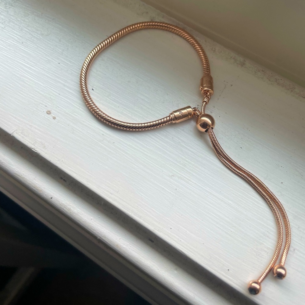 Rose Gold Pandora Bracelet